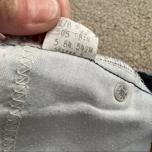 Vintage 80’s Levi’s Orange Tab 505 Classic Straight Leg Jeans USA / 36 X 30 - Picture 10 of 11